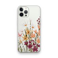 Painted wildflowers: iPhone 12 Pro Transparant Hoesje
