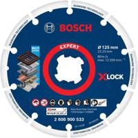 Bosch Accessories 2608900533 X-LOCK Diamanten doorslijpschijf Diameter 125 cm Boordiameter 22.23 mm Metaal 1 stuk(s) - thumbnail