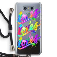 Loves: LG G6 Transparant Hoesje met koord