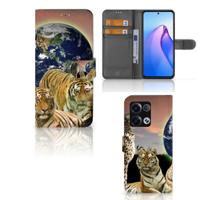 OPPO Reno8 Pro | Telefoonhoesje | Met pasjeshouder | Roofdieren