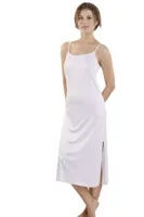 Onderjurk extra lang 120CM - Viscose Antistatische neglige - 38 - Wit - 38 - 38 - 38