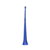 Vuvuzela grote party blaastoeter 48 cm blauw - thumbnail