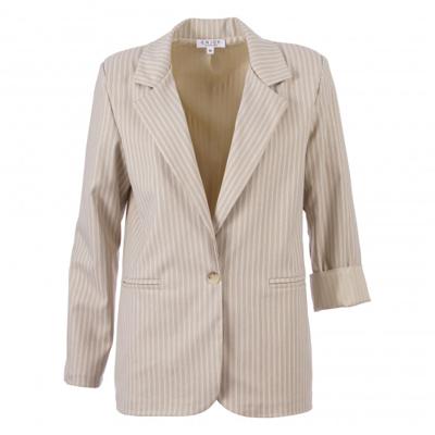 Enjoy - Beige | Dames | Jasje | Beige | XXL | regular | Kamst mode