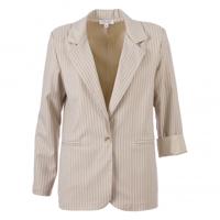 Enjoy - Beige | Dames | Jasje | Beige | L | regular | Kamst mode