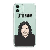 Let It Snow: iPhone 11 Transparant Hoesje