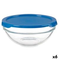 Ronde Lunchtrommel met Deksel Pasabahce 1113321-53553 Chefs Blauw 595 ml (6 Stuks) Ronde Lunchtrommel met Deksel Pasabahce 1113321-53553 Chefs Blauw 595 ml (6 Stuks)