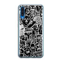Vexx Black Mixtape: Samsung Galaxy A50 Transparant Hoesje