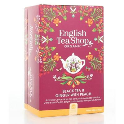 English Tea Shop Ginger peach bio 20 Zakjes