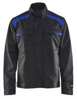 Blåkläder Industriejack. Ongevoerd 40541800 | Zwart/Korenblauw | Maat M - 7330509446683