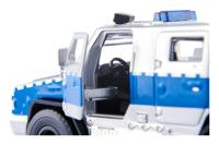Siku Rheinmetall MAN Survivor R Politie-hulpverleningsvoertuig 1:50 metaal/kunststof zilver/blauw deuren kunnen open - thumbnail