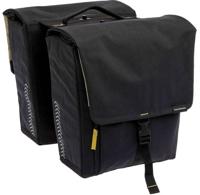 Dubbele fietstas New Looxs Tulum 32 liter 35 x 17 x 37 cm (2x) - zwart afneembaar