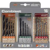 Alpen 801003100 Universeel boor assortiment 16-delig