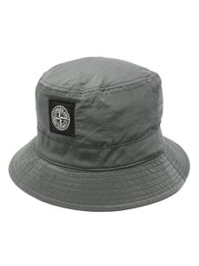 Stone Island bob à patch logo - Vert