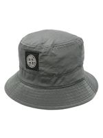 Stone Island bob à patch logo - Vert Stone Island bob à patch logo - Vert