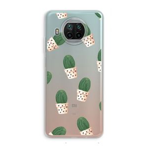 Cactusprint roze: Xiaomi Mi 10T Lite 5G Transparant Hoesje