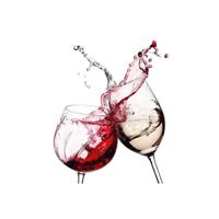 Fotobehang - Wine Glasses 384x260cm - Vliesbehang - thumbnail