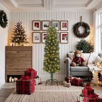 VidaXL Kunstkerstboom groen 180 cm pvc en staal en kunststof