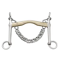 HS Dressuurstang HO 7cm 12mm zilver maat:12,5