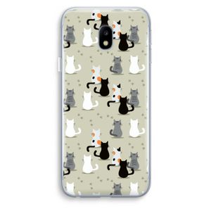 Katten: Samsung Galaxy J3 (2017) Transparant Hoesje