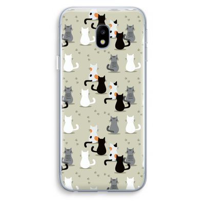 Katten: Samsung Galaxy J3 (2017) Transparant Hoesje