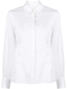 Helmut Lang chemise en soie - Blanc