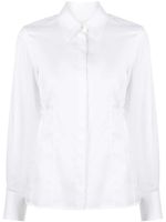 Helmut Lang chemise en soie - Blanc