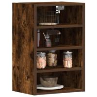 Hangkast 40x29,5x60 cm bewerkt hout gerookt eikenkleurig