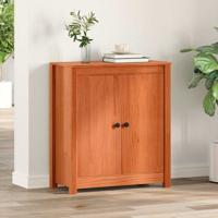 Dressoir met opslag met de deur Bruin 70 x 35 x 80 cm Massief grenenhout