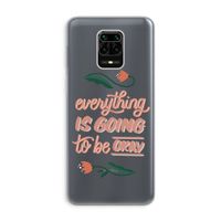 Optimistic flower girl: Xiaomi Redmi Note 9 Pro Transparant Hoesje