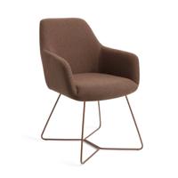 Jesper Home Eetkamerstoel 'Hiroo' Beehive Rose, kleur Rustic Rye