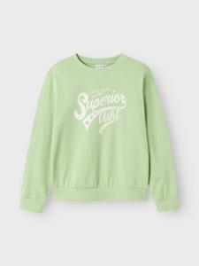 Name it zomer sweater meisjes - groen - Nkfvenus