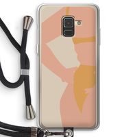 Bikini body: Samsung Galaxy A8 (2018) Transparant Hoesje met koord