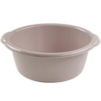Plasticforte Afwasteiltje - 6 liter - taupe - rond - 34 x 14 cm