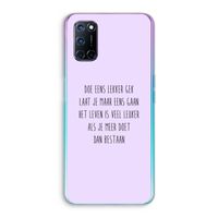 Gek: Oppo A92 Transparant Hoesje Gek: Oppo A92 Transparant Hoesje