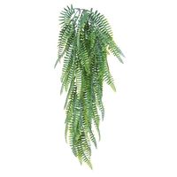 Louis Maes kunstplanten - Varen - groen - hangende takken bos van 55 cm   -