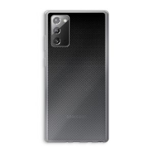 Musketon Halftone: Samsung Galaxy Note 20 / Note 20 5G Transparant Hoesje