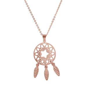 CO88 Ketting met hanger Dromenvanger staal 42-47 cm 8CN-10042