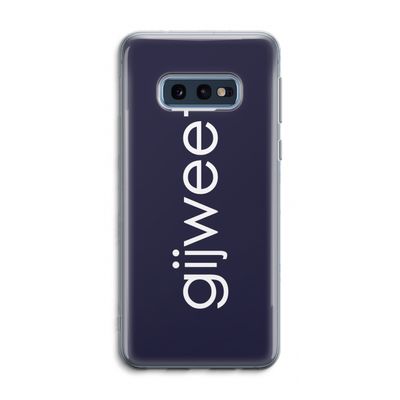 Gijweet: Samsung Galaxy S10e Transparant Hoesje