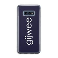 Gijweet: Samsung Galaxy S10e Transparant Hoesje