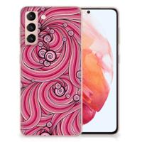Samsung Galaxy S21 | Hoesje maken | Swirl Pink