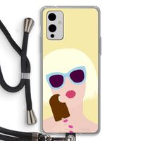 Ice cream: OnePlus 9 Transparant Hoesje met koord