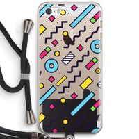 8-bit N°8: iPhone 5 / 5S / SE Transparant Hoesje met koord