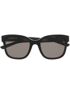 Balenciaga Eyewear lunettes de soleil carrées à logo imprimé - Noir