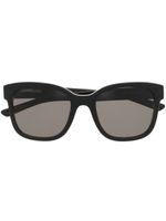 Balenciaga Eyewear lunettes de soleil carrées à logo imprimé - Noir