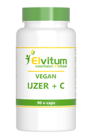 Elvitum Vegan IJzer + C Capsules - thumbnail