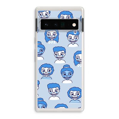 Gezichtjes: Google Pixel 6 Pro Transparant Hoesje
