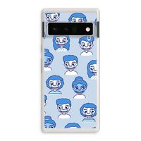 Gezichtjes: Google Pixel 6 Pro Transparant Hoesje Gezichtjes: Google Pixel 6 Pro Transparant Hoesje