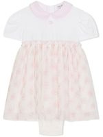 Dolce & Gabbana Kids robe en tulle à logo DG - Blanc - thumbnail