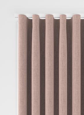 Orkney gordijn - Dusty Pink met Wave plooi