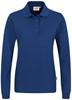 Hakro 215 Women's long-sleeved polo shirt MIKRALINAR® - Ultramarine Blue - XS